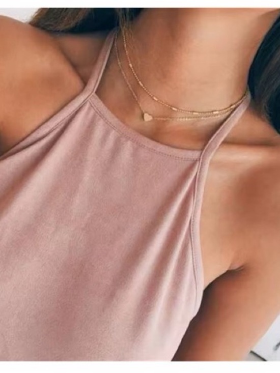 Jewelry - Golden Heart Double Choker Necklace